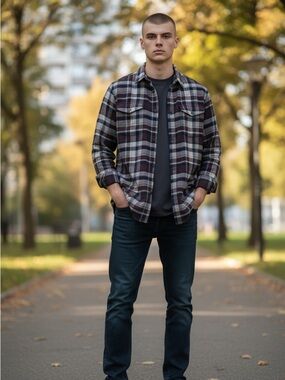 Pendleton Virgin Wool Plaid Button Front Shirt! Size Medium! Excellent Condition